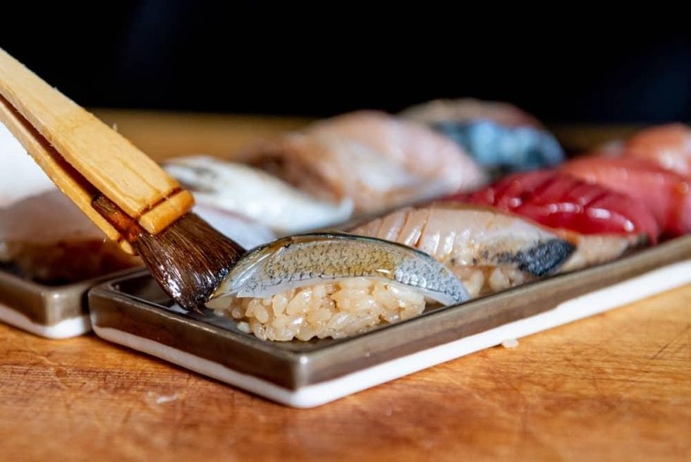 Hidden Omakase sushi nigiri