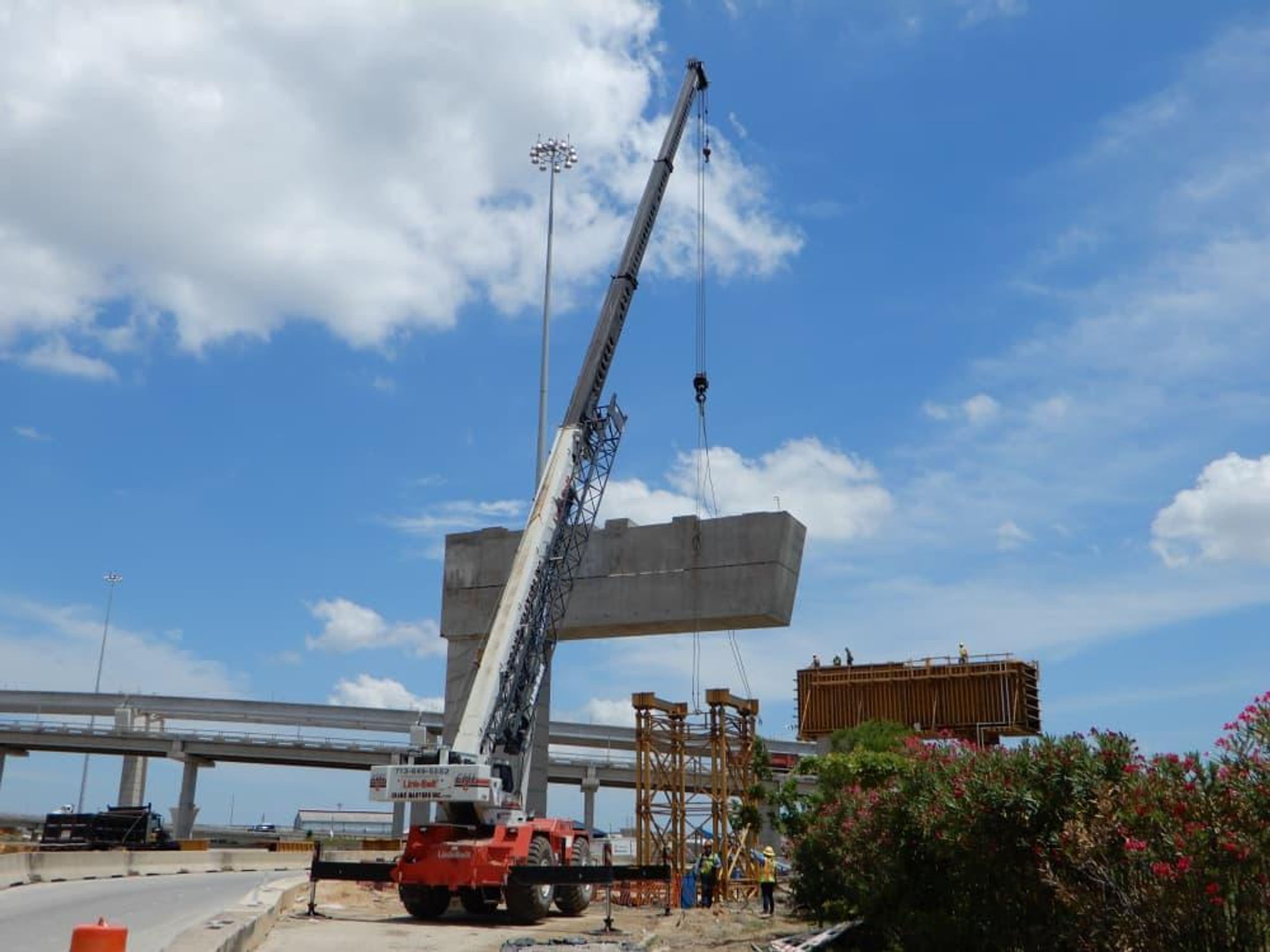 highway 288 construction forklift