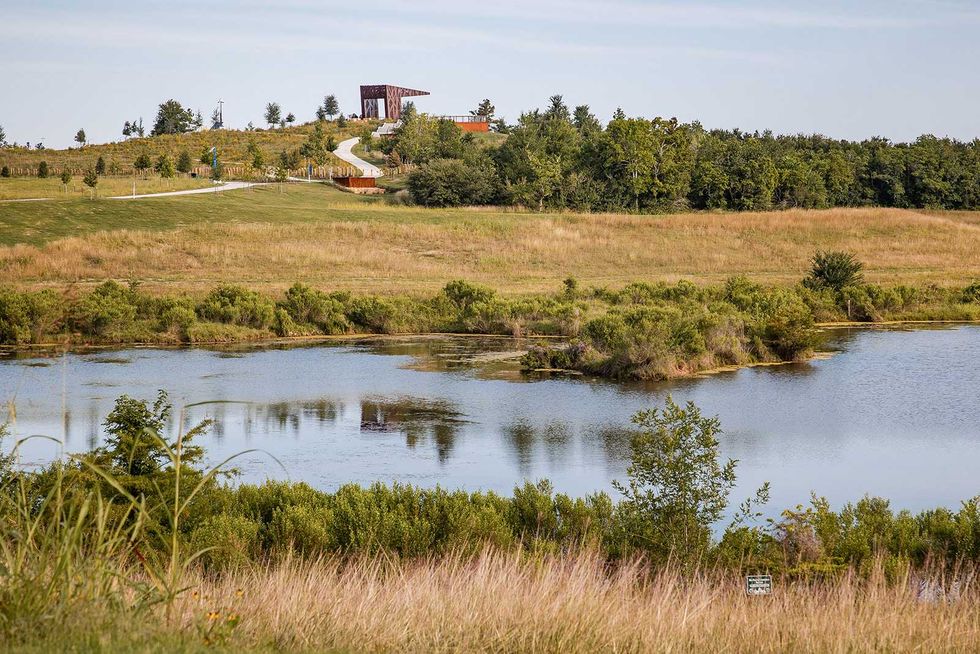 Hill at Sims park