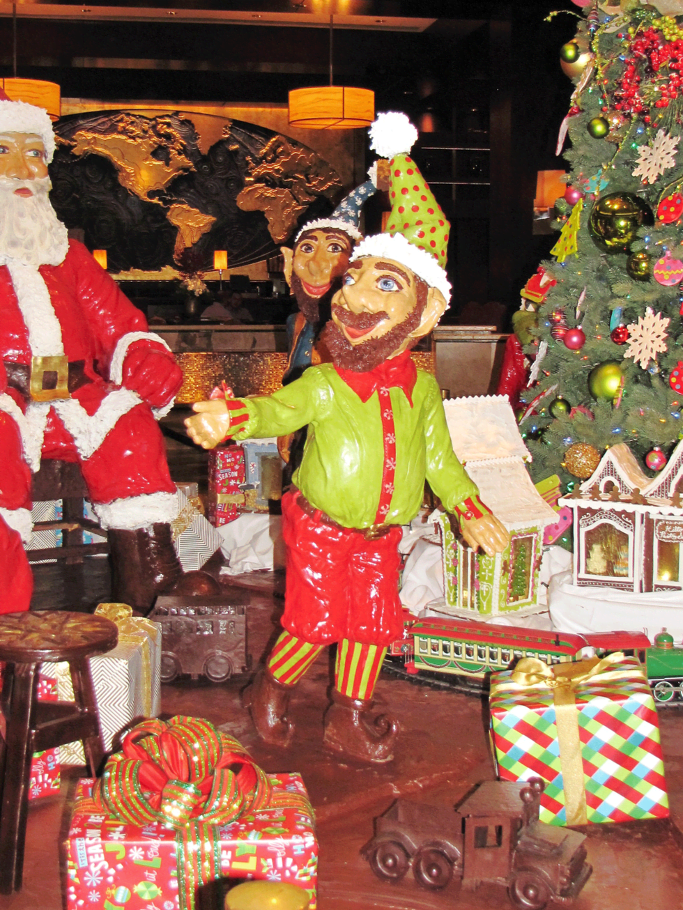 Hilton Americas chocolate elf