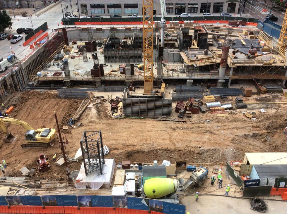 Hines is building a 48-story office tower in downtown Houston. November 2014