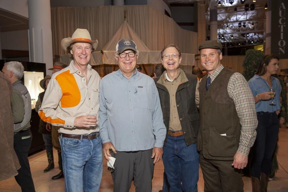 HMNS Great Outdoors Gala 2022 Bill Montgomery, Russell Hawkins, Phil Garner, Wil VanLoh