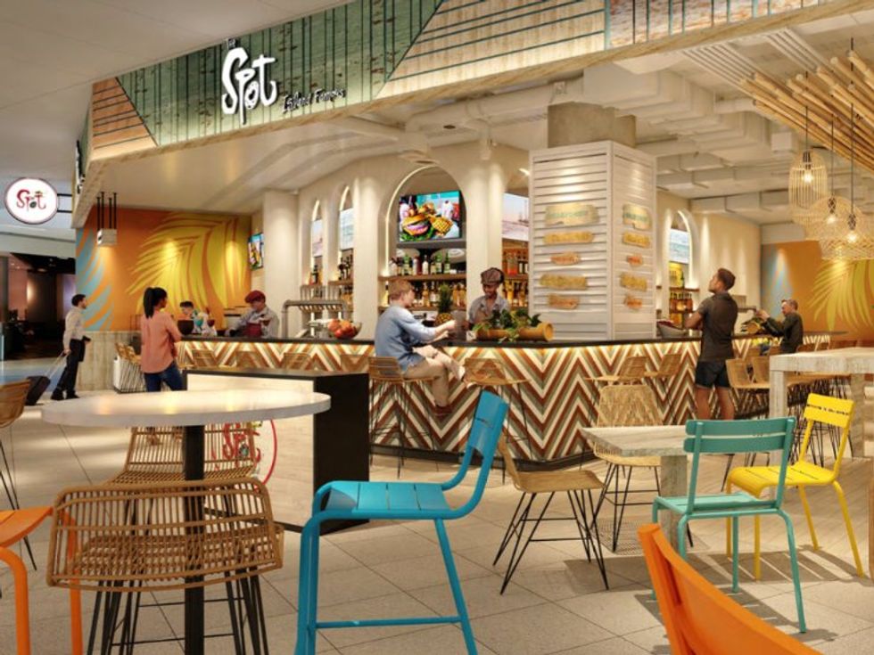 Hobby Airport rendering The Spot