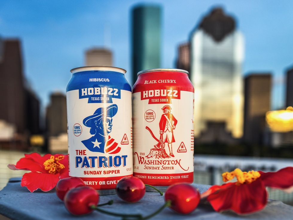 HoBuzz THC seltzer cans