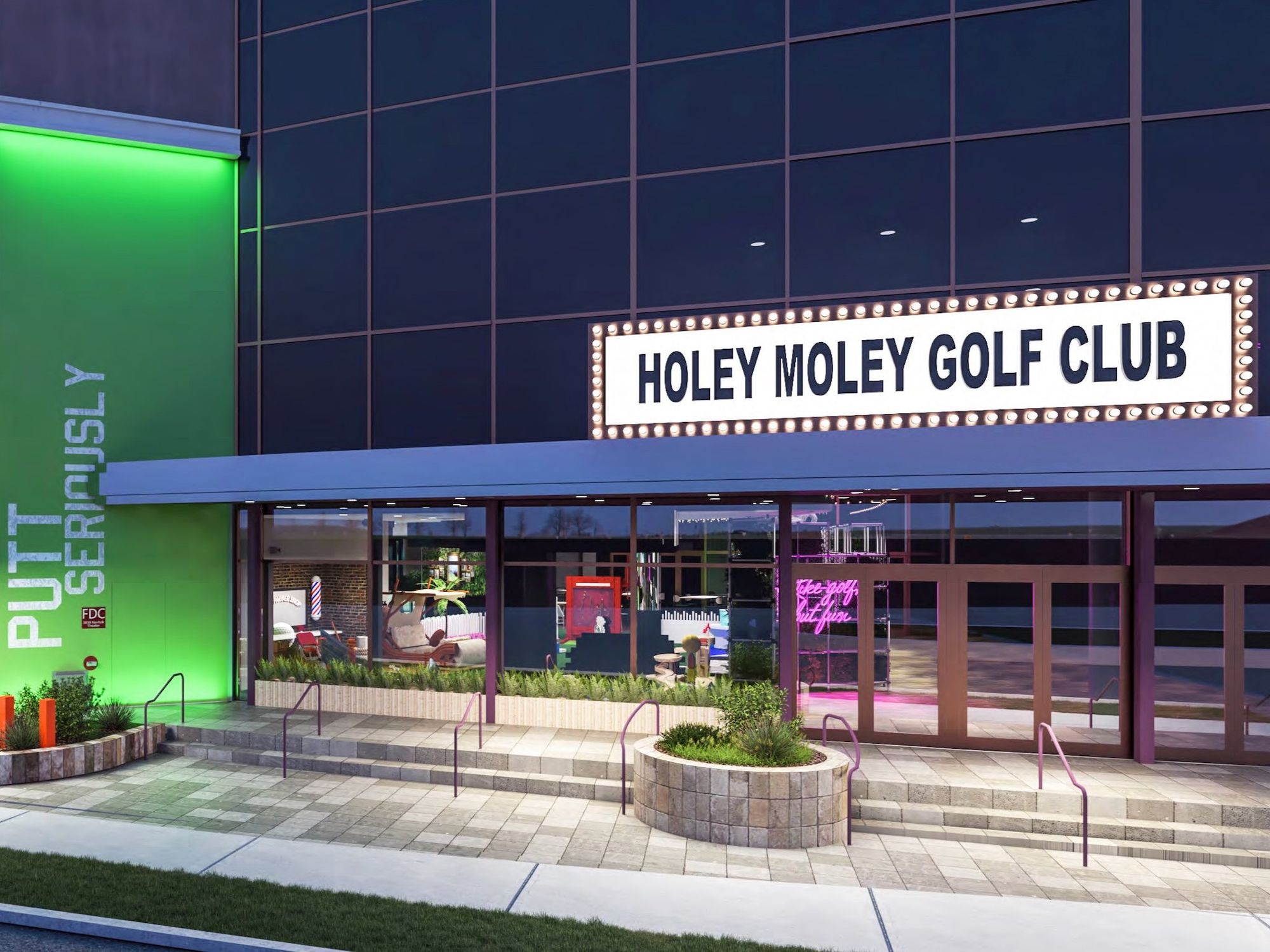Holey Moley exterior rendering