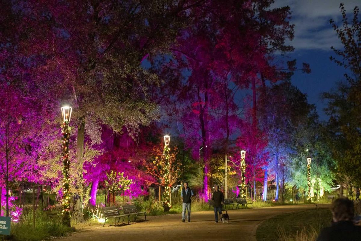 The Eastern Glades of Memorial Park have been transformed into a winter ...