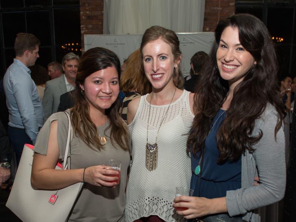 Holiday Spirit Social 2017 Jackie Le, Kristie Fischer, Rachel Burk