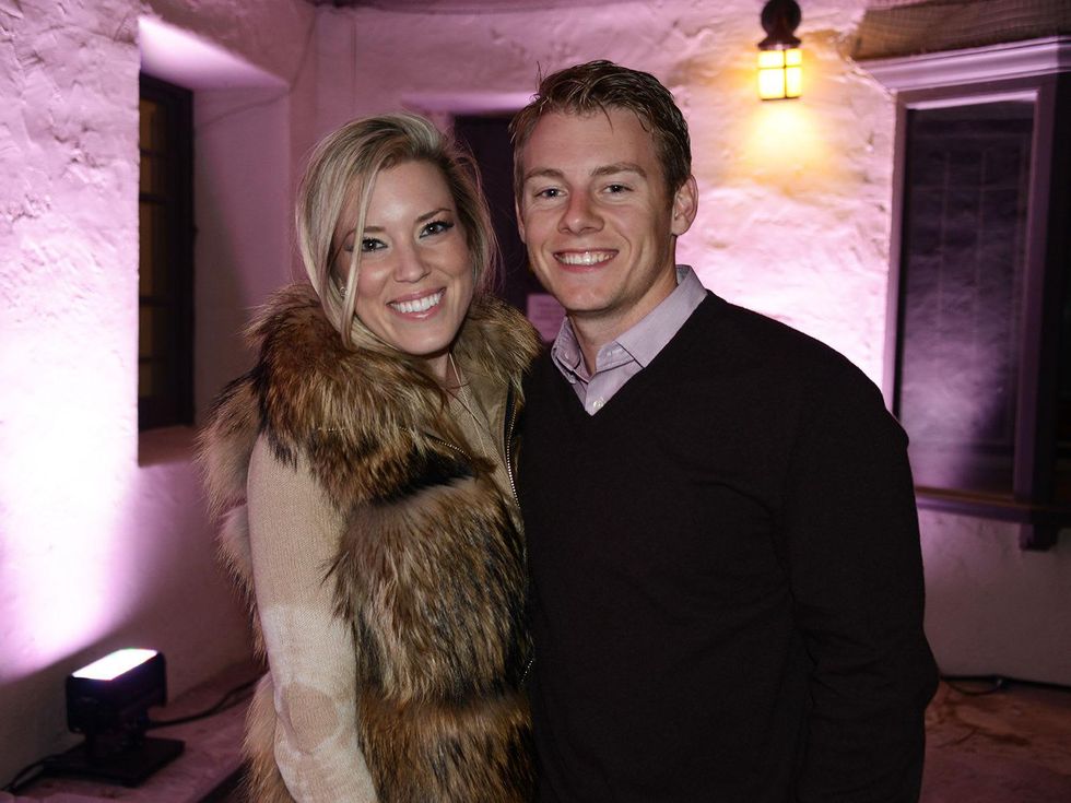 Holly Smith and Austin Alvis at the Hermann Park Conservancy's Urban Green event November 2014