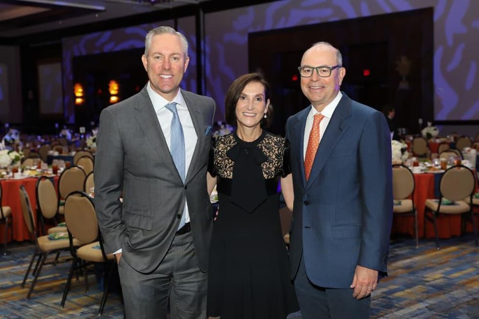 Holocaust Museum Houston Astros Foundation Houston Astros Business Adviser Reid Ryan, Luncheon Chairs Patti and Mike Morgan