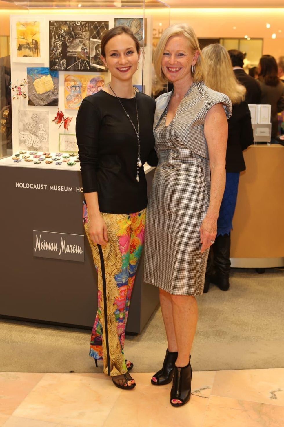 Holocaust Museum Houston Butterfly Project, March 2016, Katherine Morille, Trish Morille