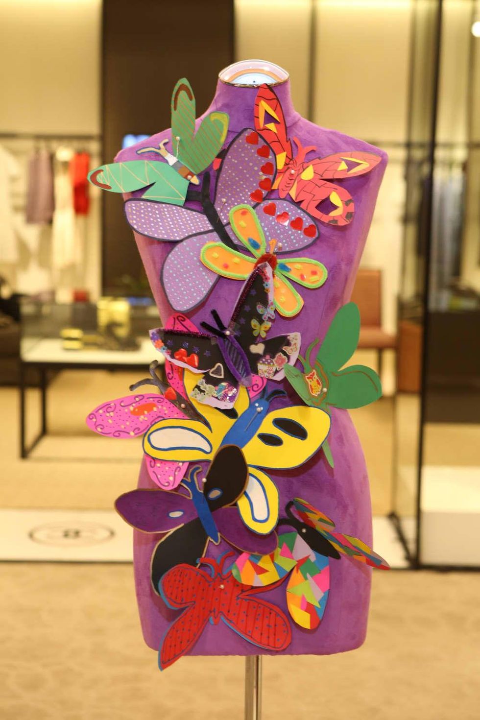 Holocaust Museum Houston Butterfly Project, March 2016, mannequin