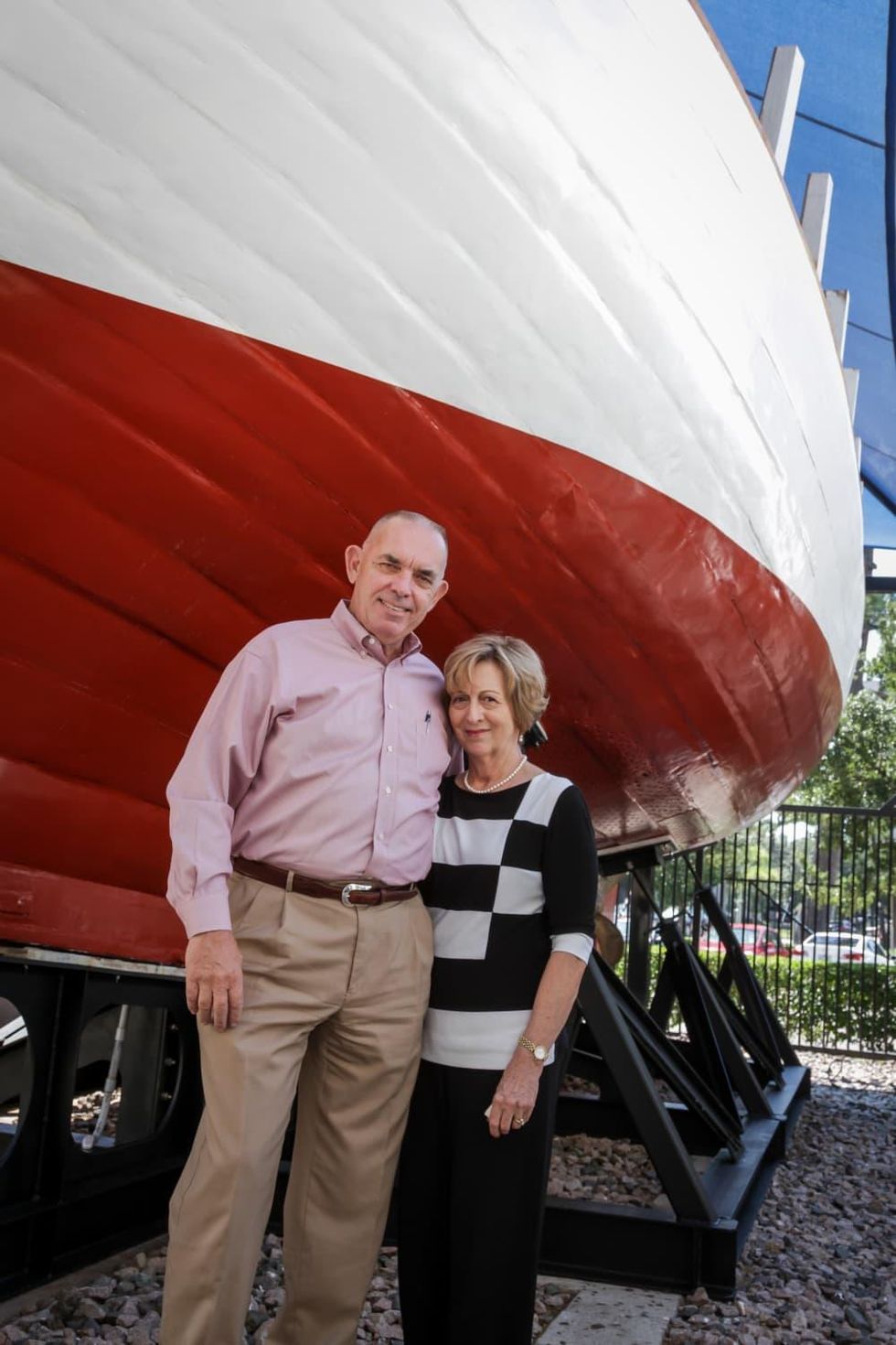 Holocaust Museum Houston HMH Danish Rescue Boat Restoration Project Manager Walter Hansen and wife Nancy