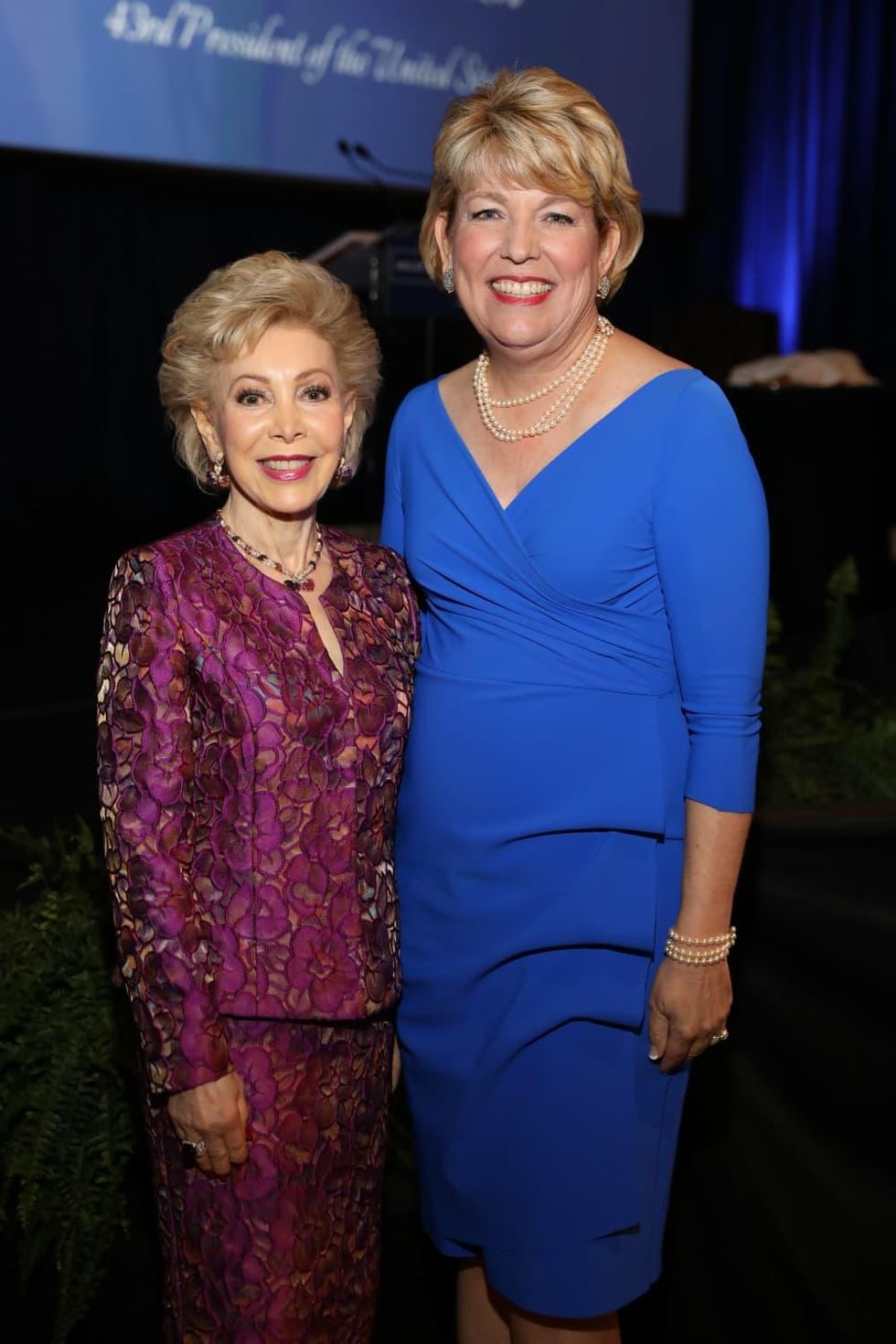 Holocaust Museum LBJ award Margaret Alkek Williams, Dr. Kelly J. Z\u00fa\u00f1iga, CEO of Holocaust Museum Houston