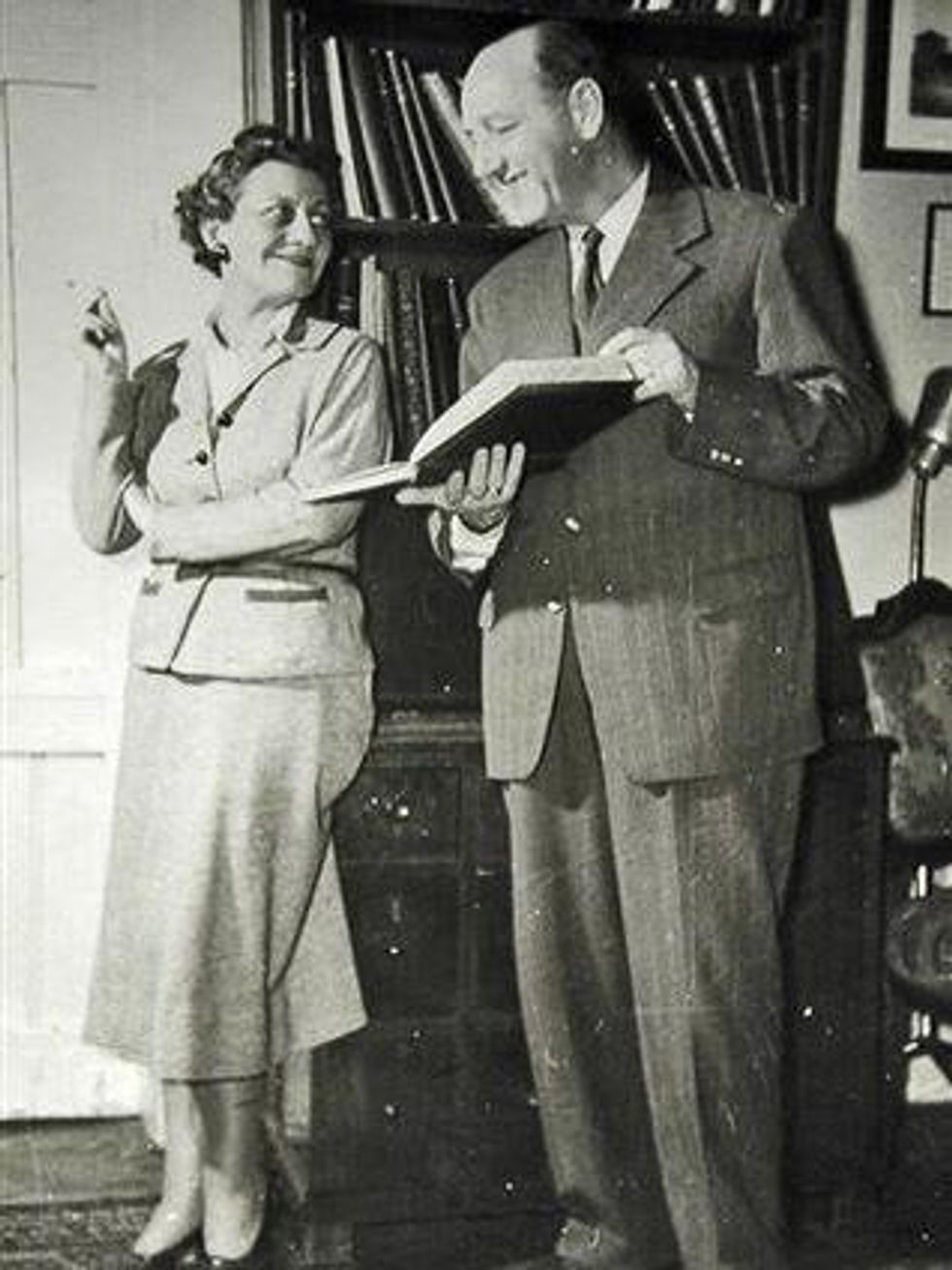 Holocaust Museum, The Righteous Among the Nations, Jozsef Vamos, Georgette Fellner, who was saved by Vamos, with her brother, Dr. Ferenc Fellner