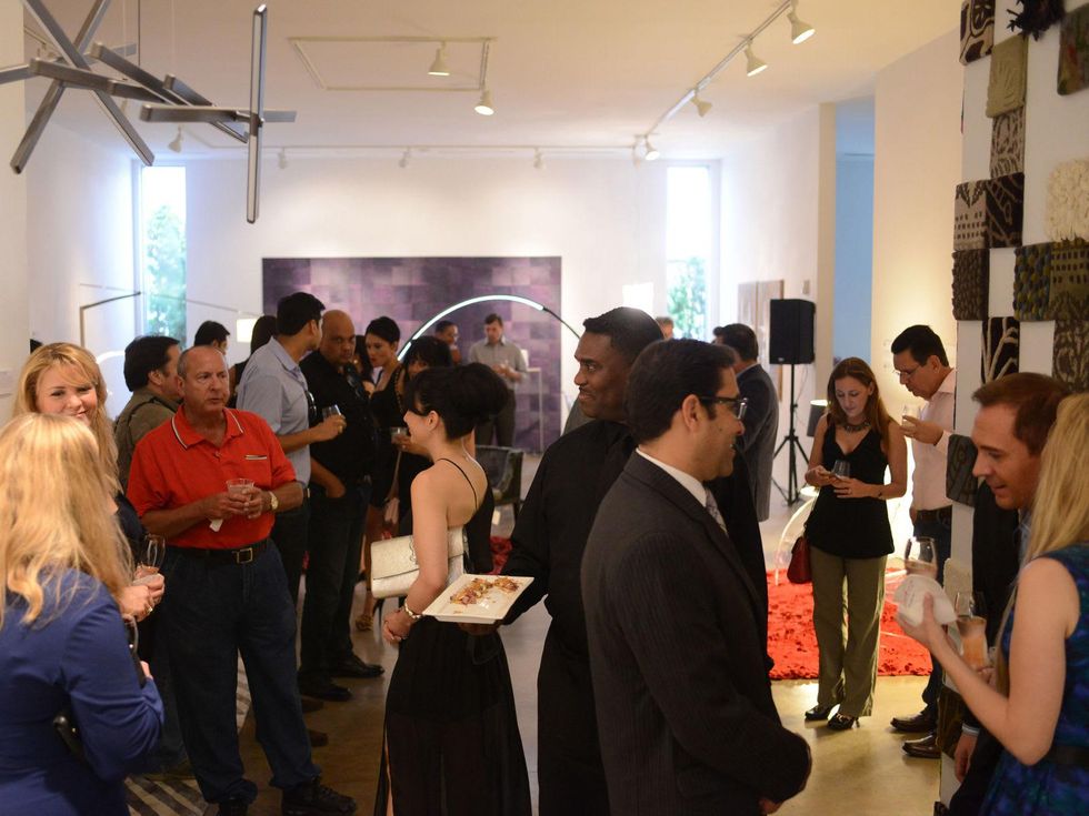 homeIDENTITY pop-up party June 2014 the crowd