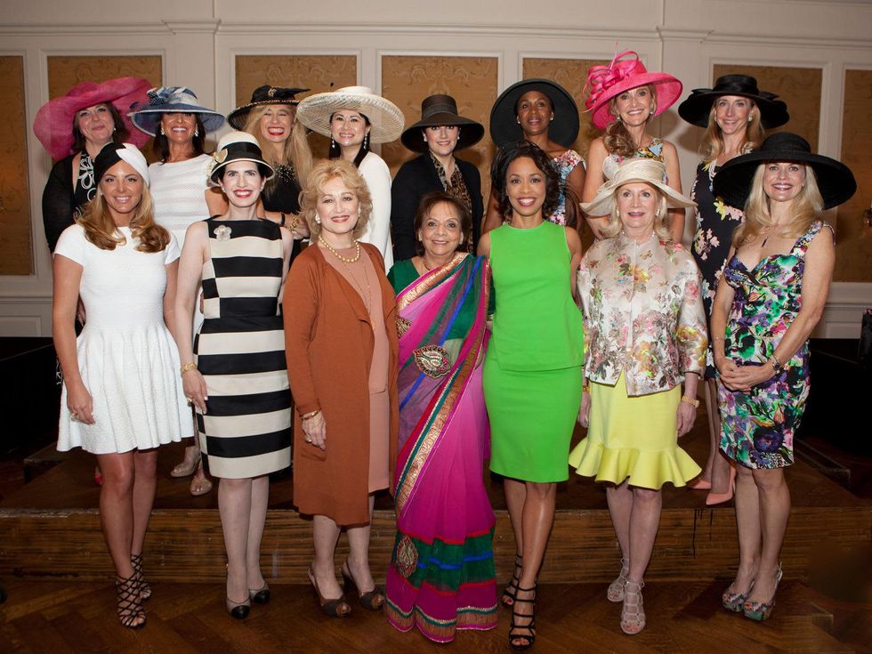 Honorees at Hats Off to Mothers March 2014