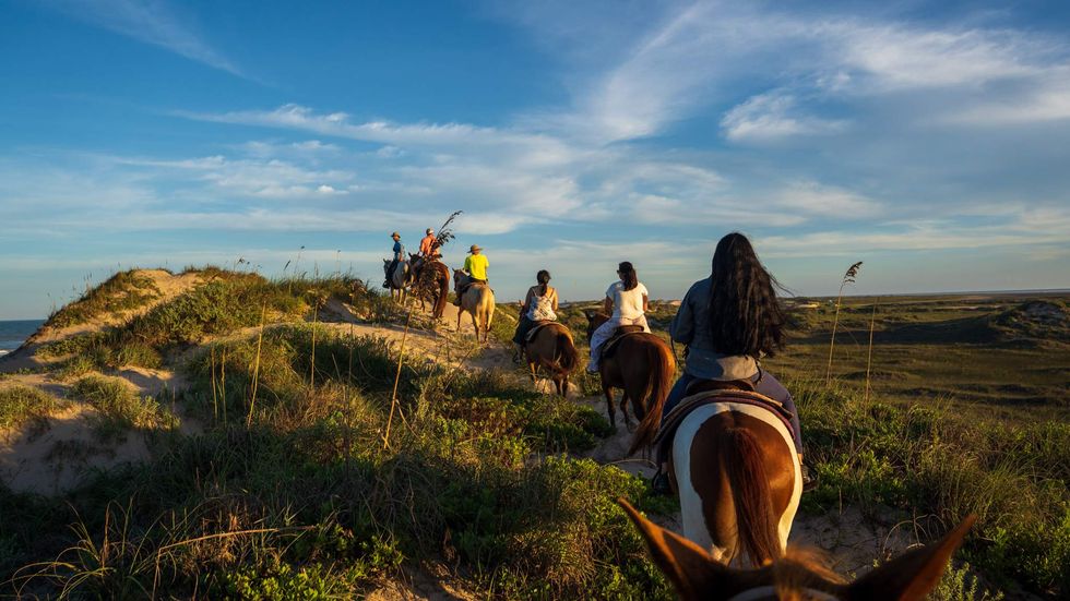 Horseback riding on South Padre Island