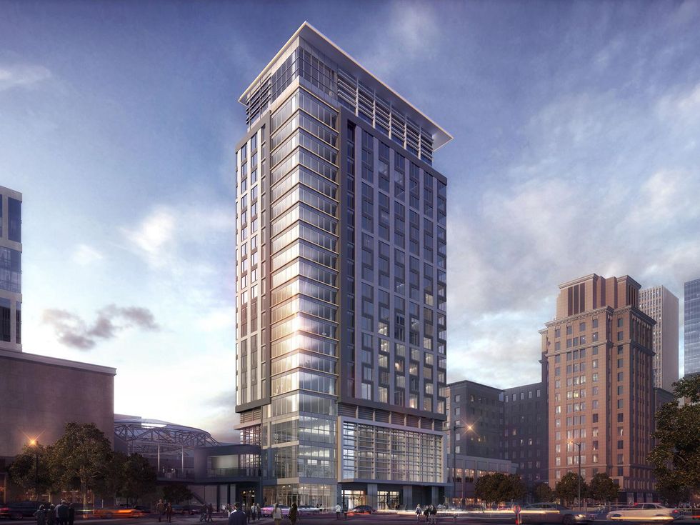 Hotel Alessandra rendering for GreenStreet January 2015