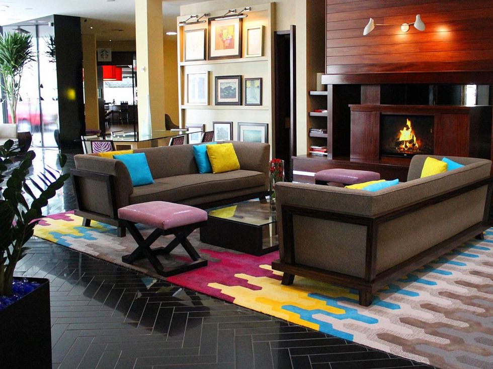 Hotel Derek lobby updated March 2014