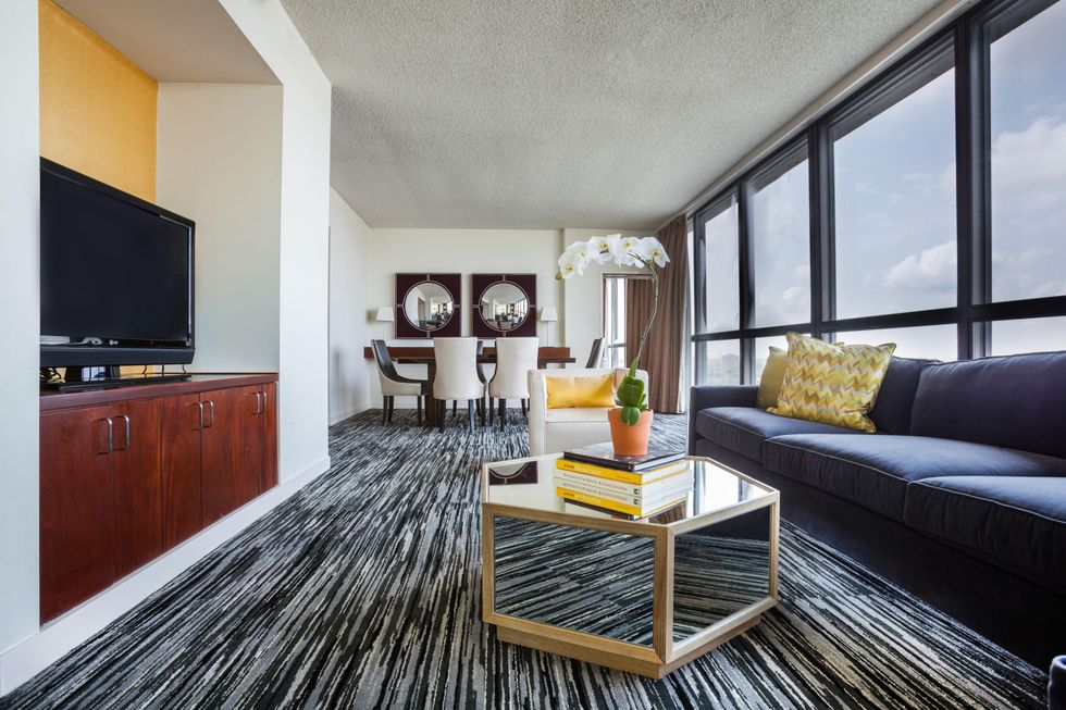 Hotel Derek penthouse October 2014 another living room