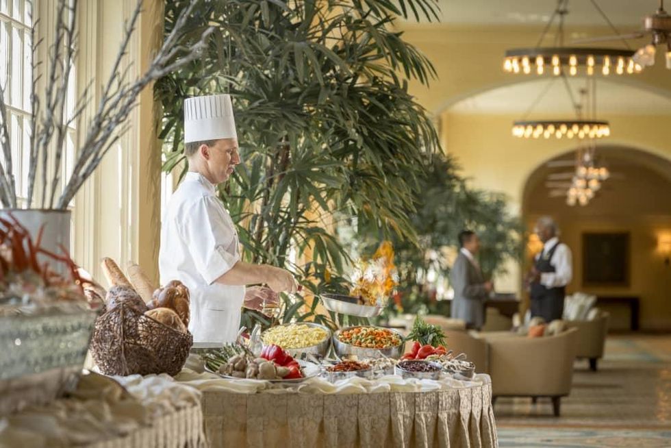 Hotel Galvez Sunday brunch