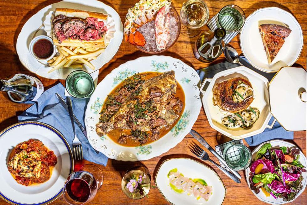 Hotel Lucine The Fancy food spread