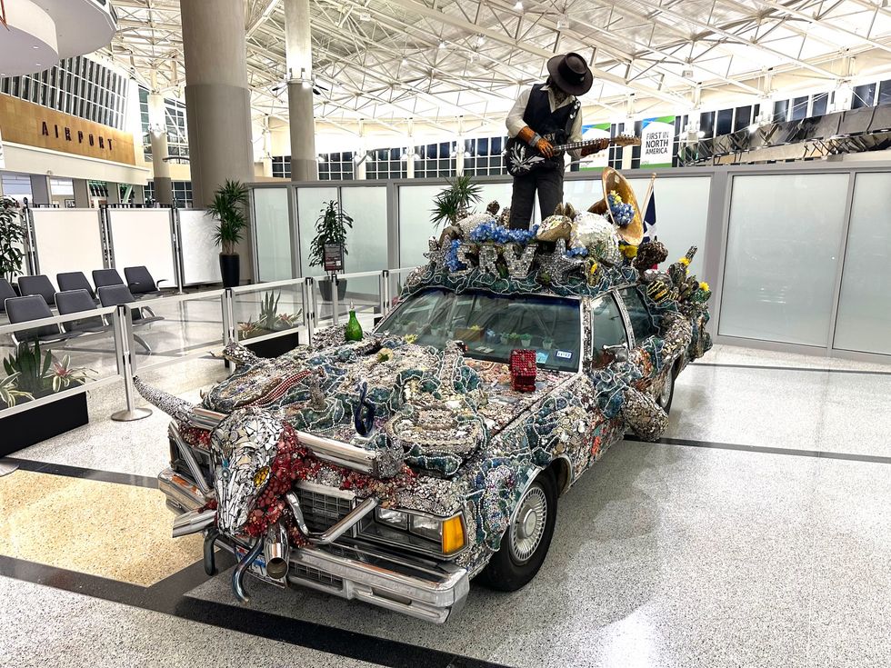 HOU art car Stevie Ray Vaughn