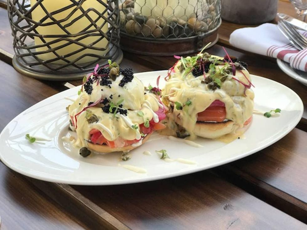 House cured salmon benedict Willie G's