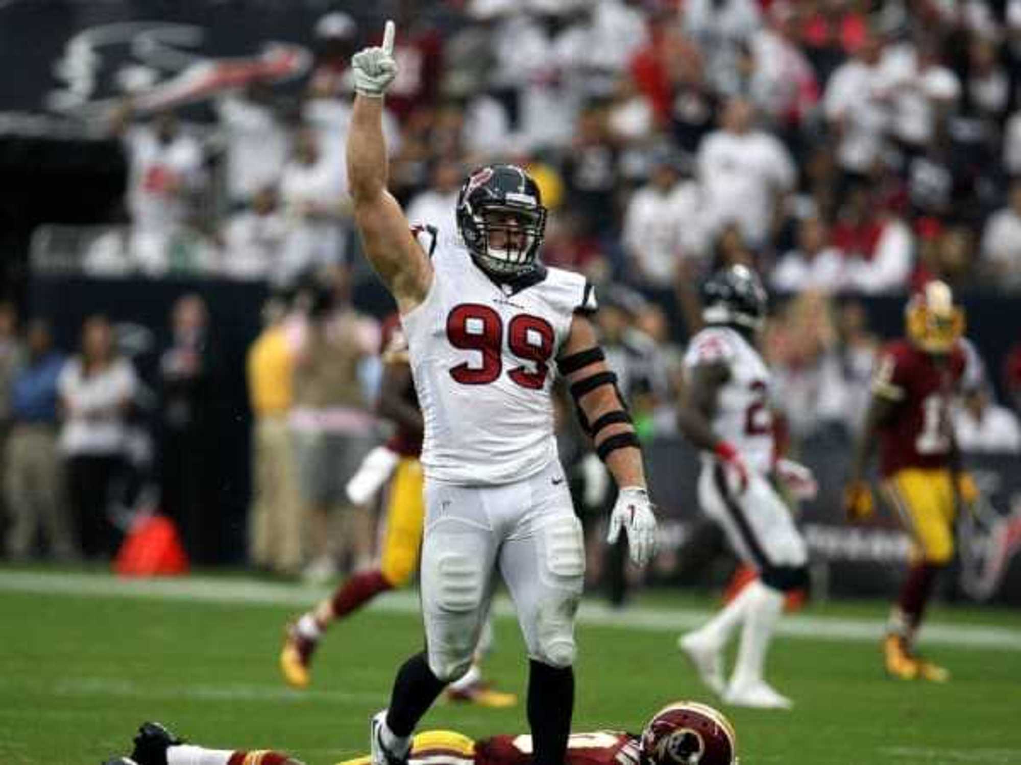 Houston, 5th annual JJ Watt Charity Classic, May 2017, J.J. Watt on the field