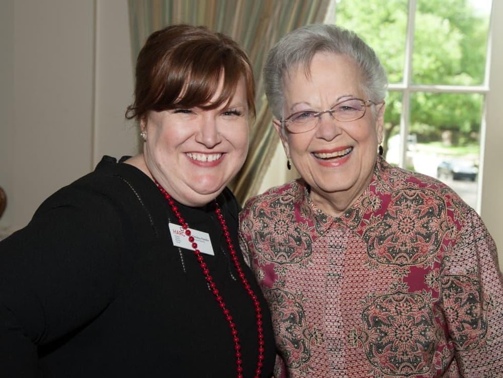 Houston, Aphasia luncheon with Lee Corso, April 2016, Eleni Christou Franklin, Rose Carrabba