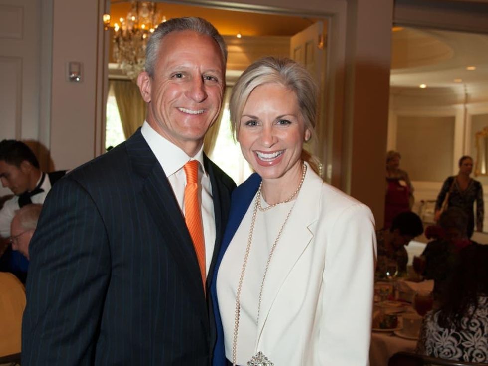 Houston, Aphasia luncheon with Lee Corso, April 2016, Stuart Ison, Kristi Ison