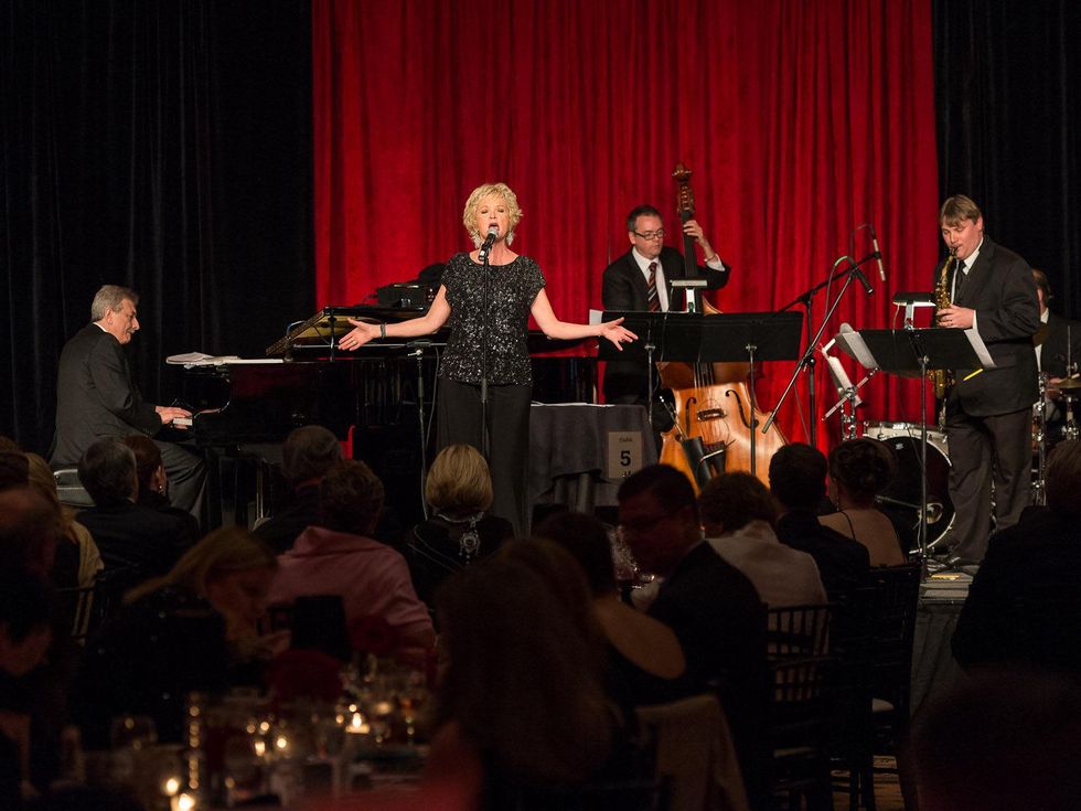 Houston Area Women's Center Gala April 2013 Christine Ebersole singing