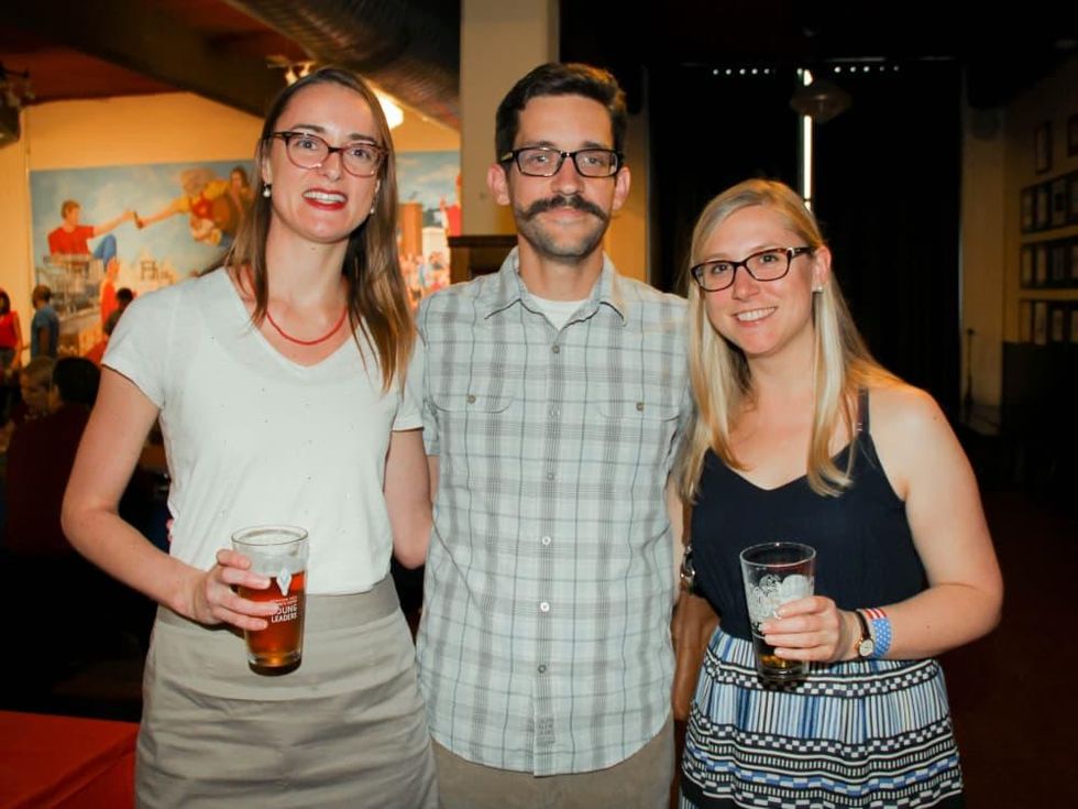 Houston Area Women's Center Young Leaders 7/16 Emily Goldeman, Travis Giebler, Sarah Mason