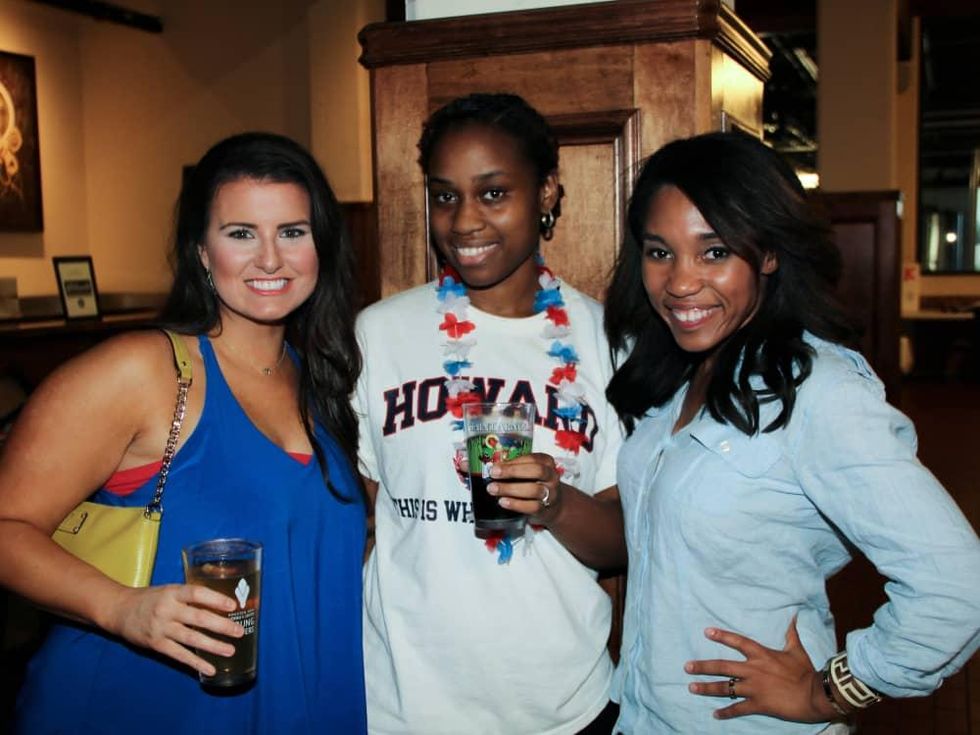 Houston Area Women's Center Young Leaders 7/16 Katelynn McGuire, Ariel Turner, Brittany Darrington