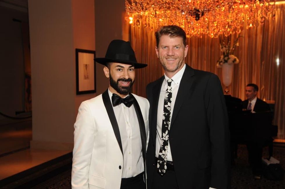 Houston Arts Alliance dinner 5/16, Fady Armanious, Bill Baldwin