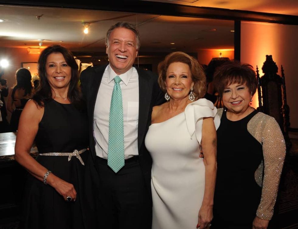 Houston Arts Alliance dinner 5/16, Regina Garcia, Marc Melcher, Philamena Baird, Trini Mendenhall