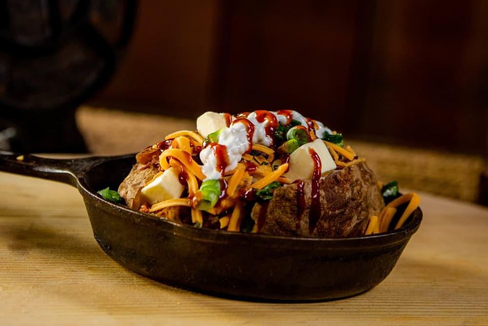 Houston Astros Minute Maid Park stadium food menu Stuffed Baked Potato