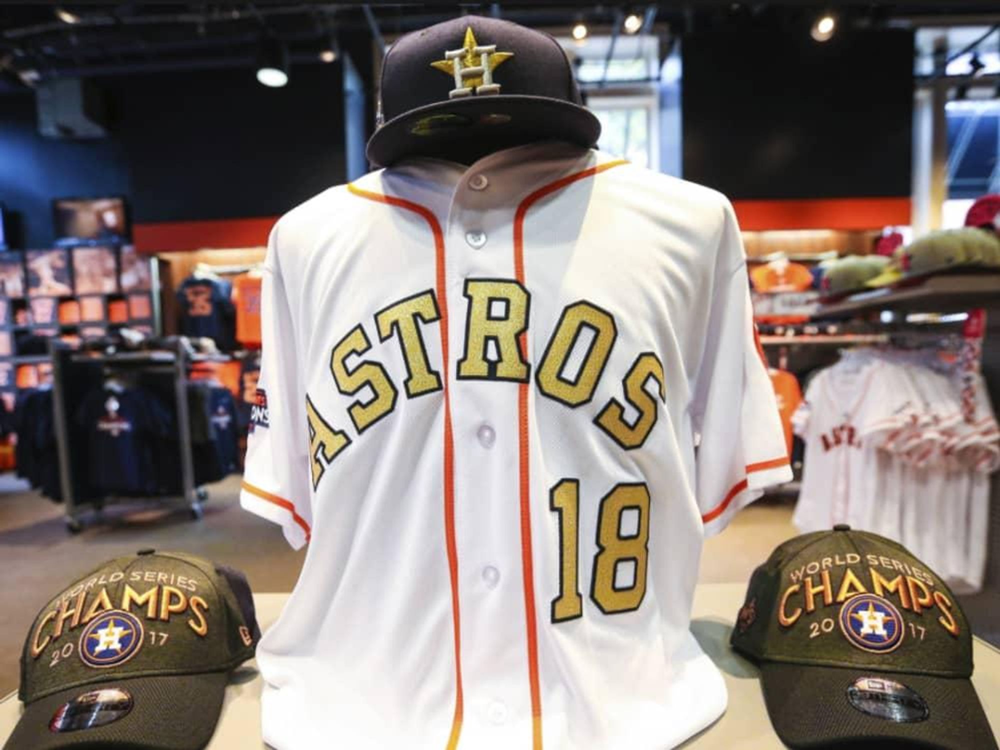 The Houston Astros are getting a new jersey