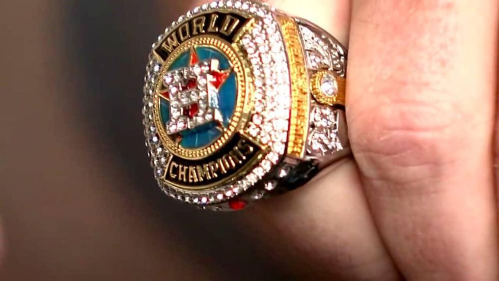 Jose Altuve 2017 Houston Astros World Series Replica Ring