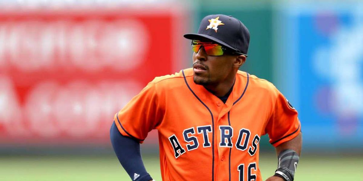 The Astros' Tony Kemp robbed the Red Sox of extra bases with a brilliant  leaping catch