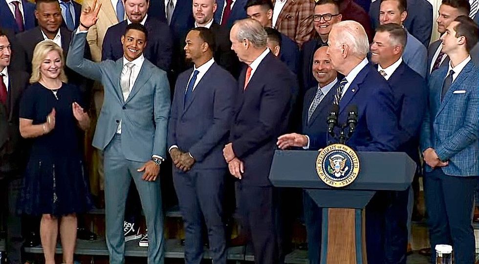 Houston Astros White House 2023 Joe Biden