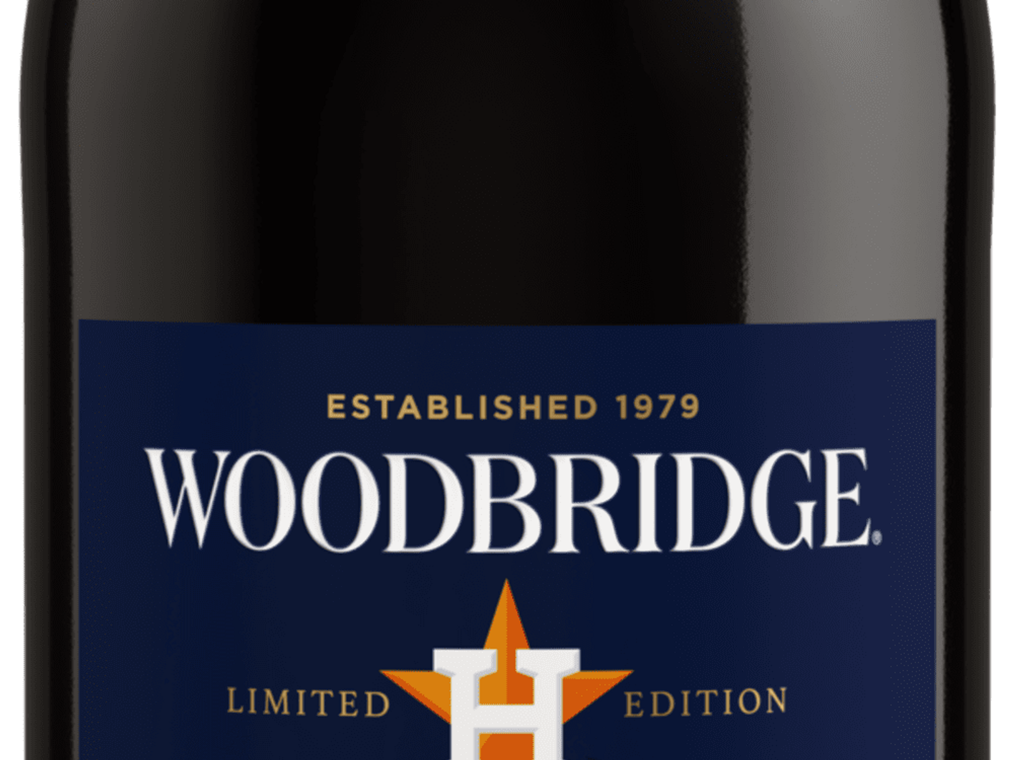 Houston Astros wine bottle Woodbridge