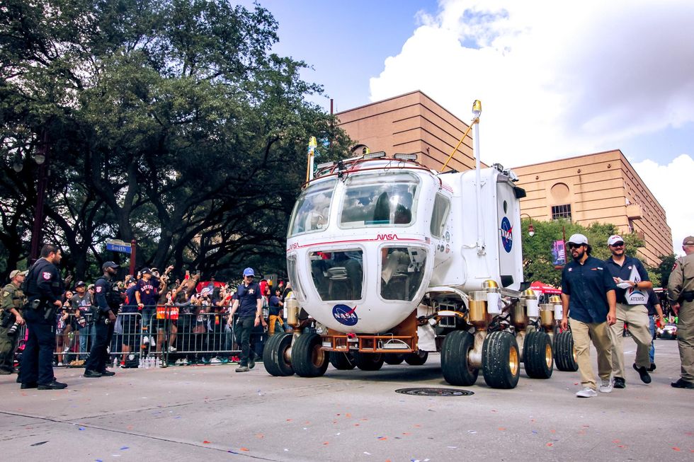 Houston Astros World Series downtown parade 2022 NASA Mars Rover