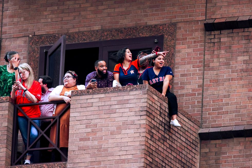 Houston Astros World Series downtown parade 2022
