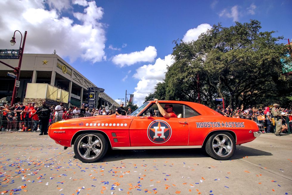 Houston Astros World Series downtown parade 2022