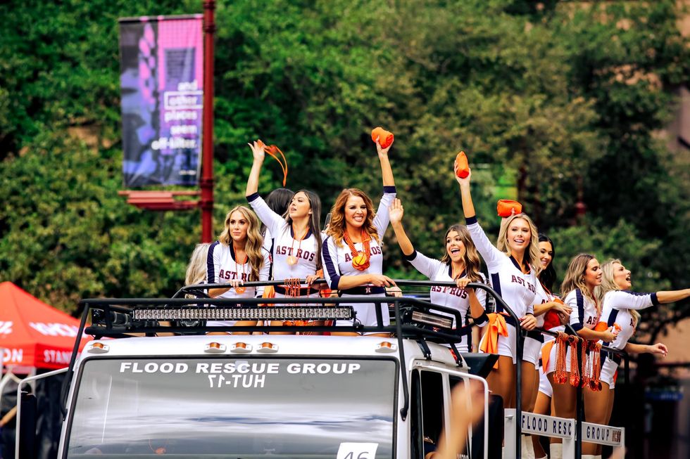 Houston Astros World Series downtown parade 2022