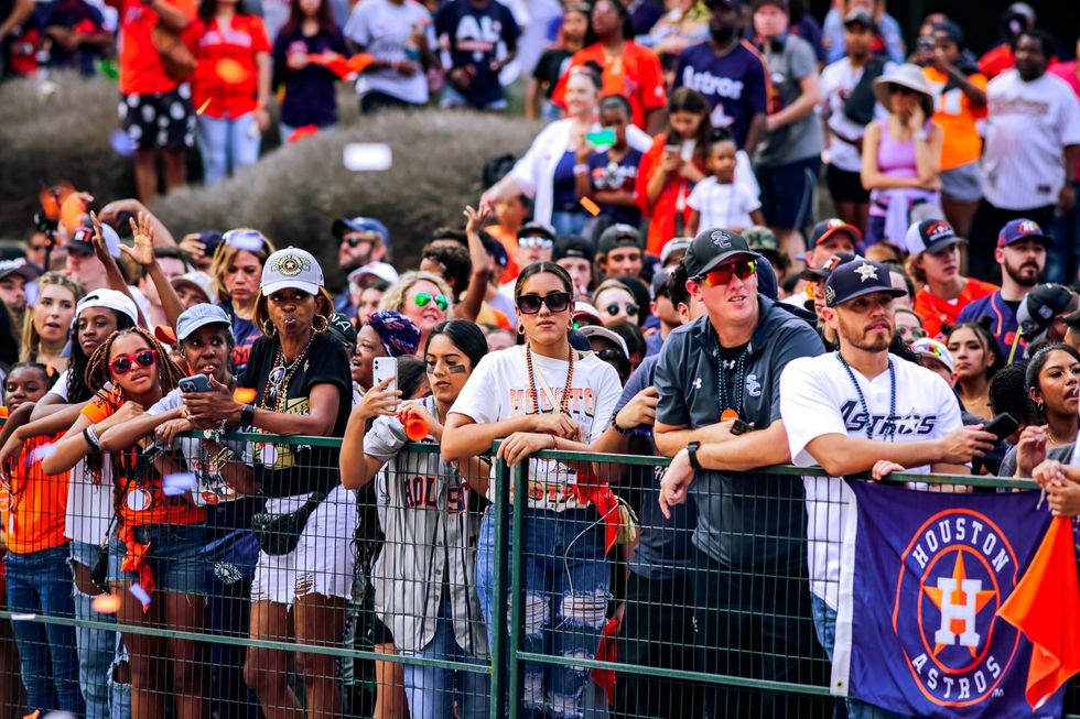 Houston Astros World Series downtown parade 2022