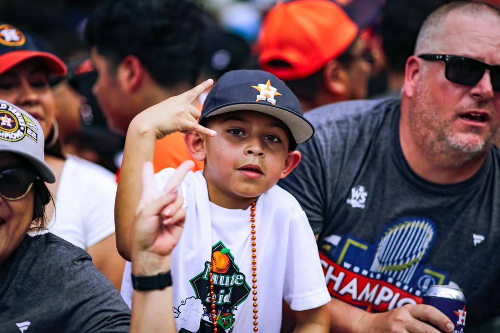 Houston Astros World Series downtown parade 2022