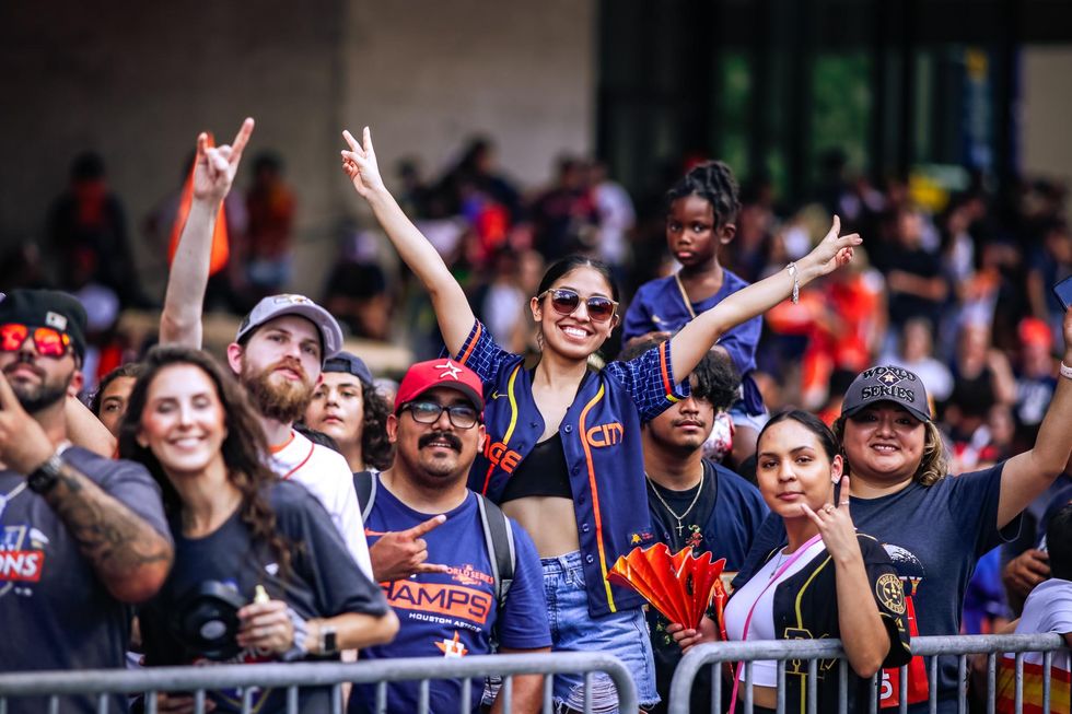 Houston Astros World Series downtown parade 2022