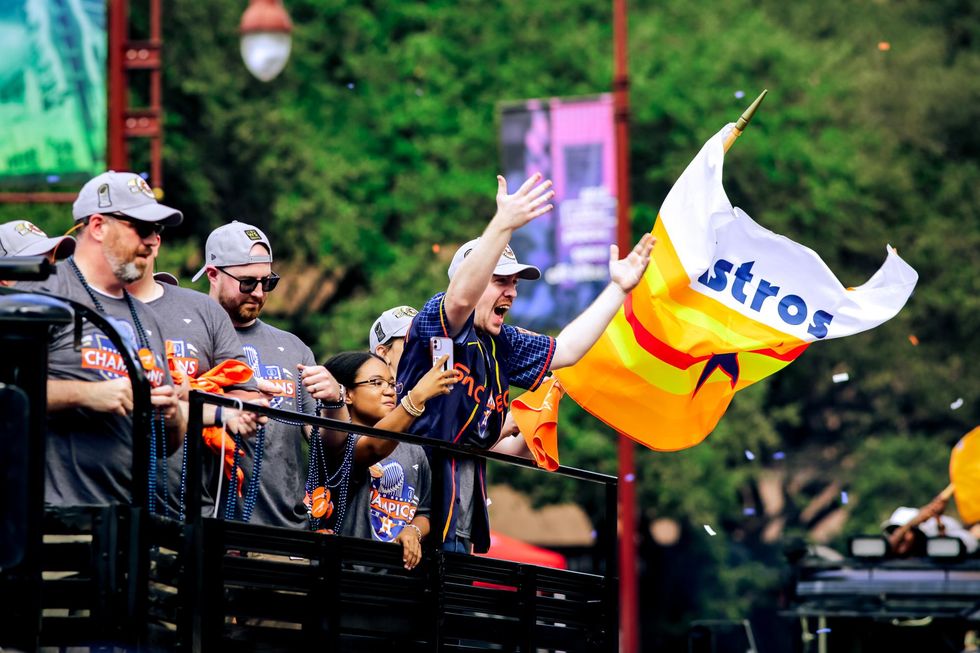 Houston Astros World Series downtown parade 2022